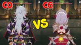 C0 Itto vs C6 Noelle: Redhorn Stonethresher Showcase – Genshin Impact