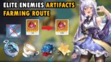 Elite Enemies Artifacts Farming Route NO RESIN NEEDED | Genshin Impact
