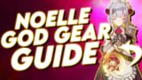 GOD Gear Noelle ACQUIRED  | Genshin Impact Noelle Best Build Guide | Patch 1.3 Build Guide