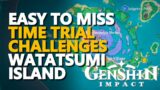 Hard to find Watatsumi Island Time Trial Challenge Genshin Impact