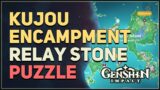 Kujou Encampment Relay Stone Puzzle Genshin Impact