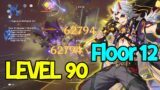 Level 90, C0 Arataki Itto Demonstration ~ Spiral Abyss Floor 12 [Genshin Impact]