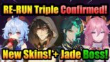 NEW RE-RUN TRIPLE CONFIRMED?!+ SKINS & 2.4 JADE BOSS! | Genshin Impact