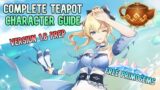 Teapot Character Guide | Prep for 1.6 – Genshin Impact