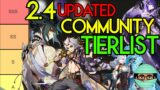 2022 Updated Community Tierlist For 2.4 | C0 5 Star & C6 4 Star Rankings | Genshin Impact