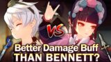 Actually BROKEN?! YUN JIN vs BENNETT Damage Buff Test C0 – C3 Comparison  | Genshin Impact 2.4