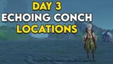 All Echoing Conch Shell Locations in Genshin Impact – Echoing Tales Day 3/Act 3