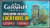 All Simple Tomb Locations Genshin Impact