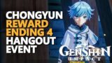 Chongyun Hangout Event Reward Ending Genshin Impact
