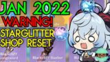 Don't Make THIS Mistake! | January 2022 Masterless Starglitter Shop Reset | Genshin Impact