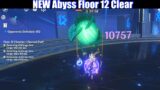 Genshin Impact – New Abyss Floor 12 Clear (Zhongli Diluc Fischl)