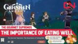 Genshin Impact The Gourmet Supremos – The Importance of Eating Well Location | Inazuma Reputation