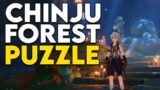 How to complete the Cleansing Ritual in Chinju Forest in Genshin Impact – Puzzle Solution