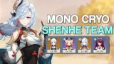 IS MONO CRYO SHENHE WITH AYAKA GOOD ? | Genshin Impact