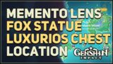 Memento Lens Fox Statue Luxurios Chest Location Genshin Impact