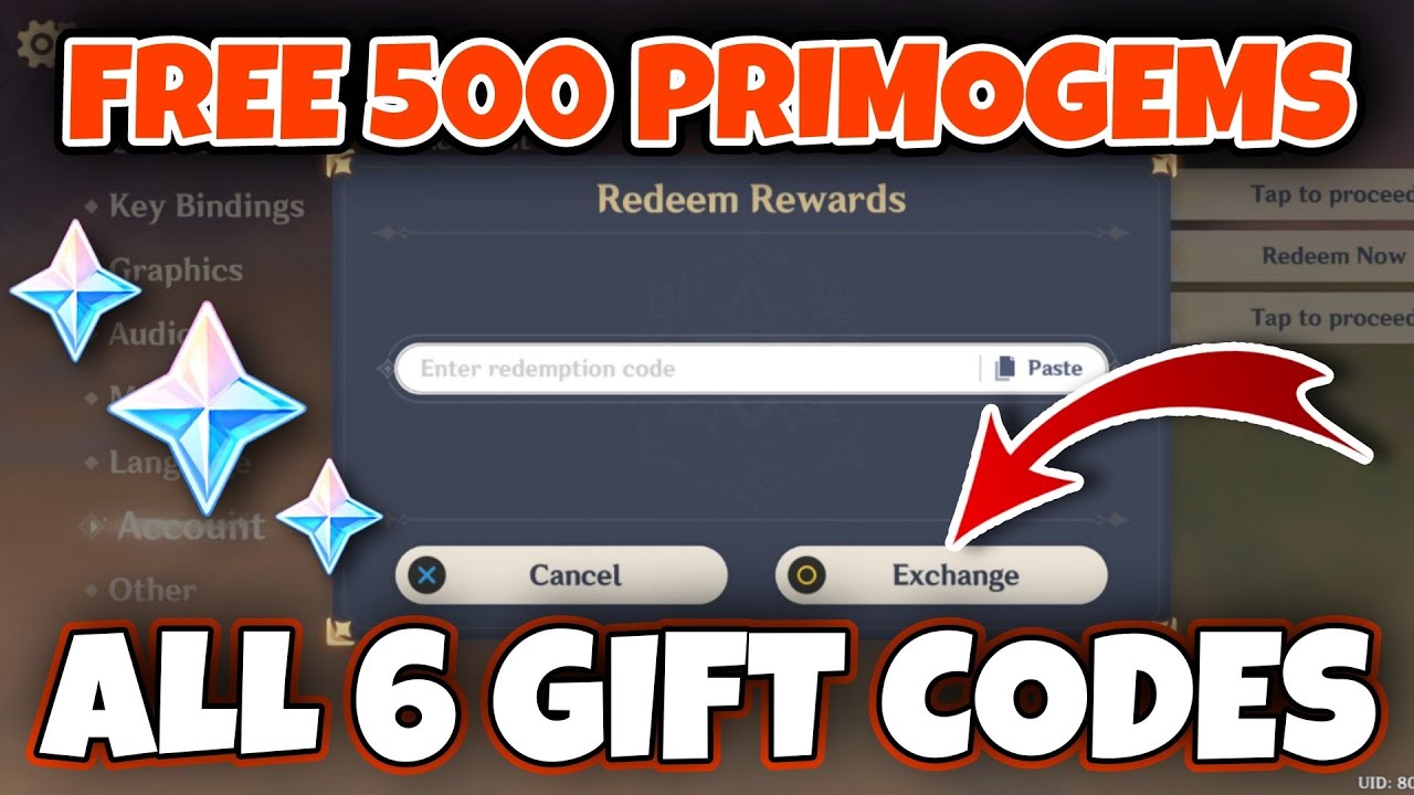 NEW CODES + FREE 500 PRIMOGEMS Genshin Impact Codes 2021 Genshin