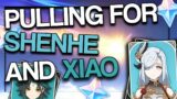 PULLING FOR SHENHE AND XIAO IN GENSHIN IMPACT
