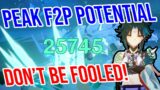 Peak Potential F2P Xiao! STOP BEING BAMBOOZLED! Genshin Impact