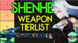 Shenhe Best Spears for Ultimate Damage Boosting | Weapon Tierlist | Genshin Impact