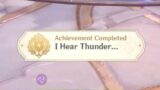 Stupid achievement I Hear Thunder Genshin impact