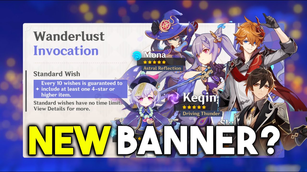 STANDARD BANNER CHARACTERS & CHANGES!? RELEASE DATE? Genshin