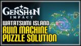 Watatsumi Island Ruin Machine Puzzle 1 Solution Genshin Impact
