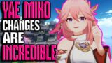 YAE MIKO GOT A "BUFF" AND IT IS INTERESTING TO SAY THE LEAST | Genshin Impact
