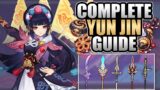 YUN JIN – Complete Guide – Weapons, Artifacts, Mechanics & Teams Explained | Genshin Impact