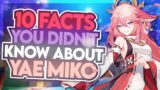 10 Things You Didn't Know About Yae Miko