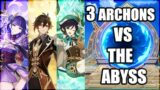 3 Archons Vs Spiral Abyss Floor 12 – Genshin Impact