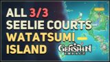 All 3 Seelie Courts Watatsumi Island Genshin Impact