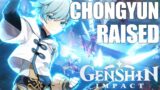 CHONGYUN RAISED! Let's Build Him Burst! (Genshin Impact)