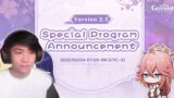 Genshin Impact 2.5 Reveal Livestream Reaction
