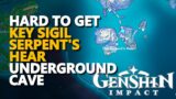 Hard to get Serpent's Heart Key Sigil Genshin Impact Underground Cave