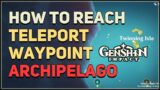 How to get to Teleport Waypoint in Golden Apple Archipelago Genshin Impact