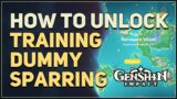 How to unlock Sparring Training Dummy Genshin Impact