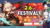 KAZUHA & VENTI RERUN BANNER + INAZUMA FESTIVAL IN 2.6! | Genshin Impact