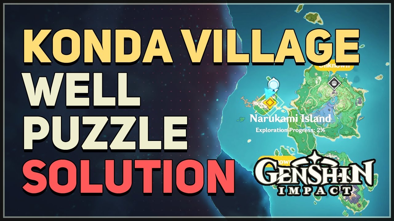 Konda Village Well Puzzle Genshin Impact Genshin Impact videos