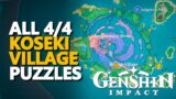 Koseki Village Puzzles Genshin Impact All Pressure Stone