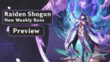Raiden Shogun Weekly Boss Preview – Genshin Impact Version 2.5