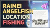 Raimei Angelfish Location Genshin Impact