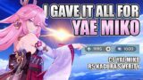 These 1000 SUMMONS for YAE MIKO were almost a DISASTER… | Genshin Impact