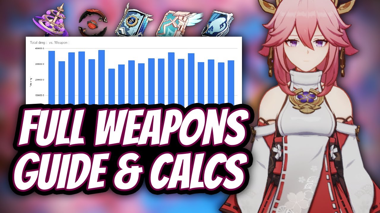 Yae Miko Full Weapons Guide Calculations Genshin Impact Genshin   Yae Miko Full Weapons Guide Amp Calculations Genshin Impact 