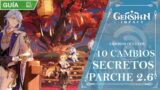 10 CAMBIOS SECRETOS DEL PARCHE 2.6 QUE NO PUEDES PERDERTE!! | Genshin Impact