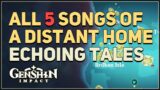 All 5 Songs of a Distant Home Echoing Conch Locations Genshin Impact