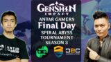 Antar Gamers Spiral Abyss Tournament Season 3 Final Day | Ditusi Gaming Store | Genshin Impact