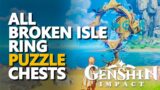 Broken Isle Ring Puzzle Genshin Impact Harpastum Chests