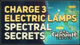 Charge 3 Electric Lamps using Electrograna Genshin Impact