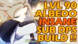 INSANE SUB DPS Build!! Albedo Constellation 3 Lv90 Character Showcase (Genshin Impact)