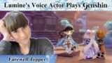 Lumine's English Voice Actor Plays Genshin Impact (Farewell Teppei Pt 2)
